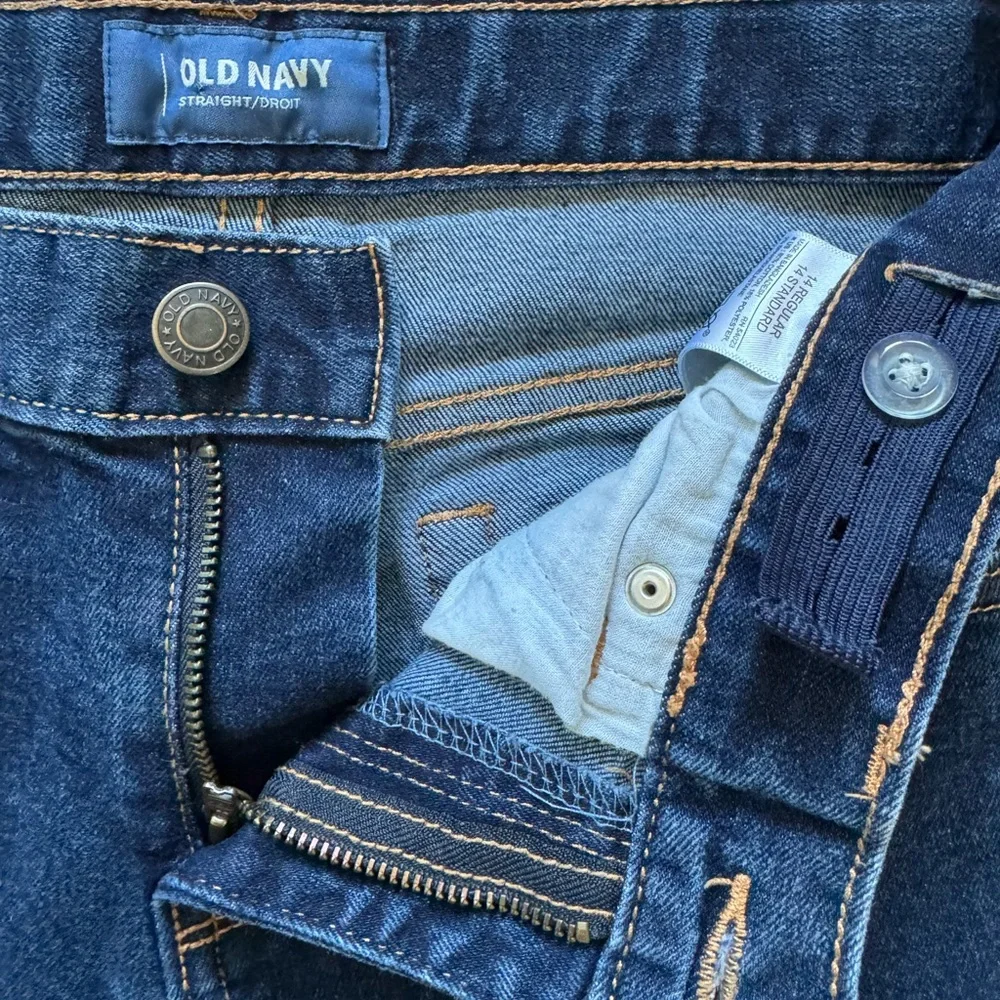Old Navy girls straight leg denim. Size 14